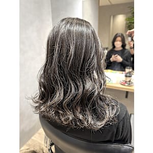 白髪ぼかし/ハイライトカラー/カラー/透明感/ハイライト