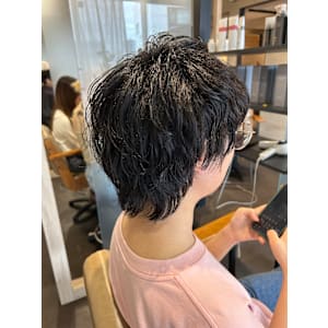 メンズゆるふんわりパーマ