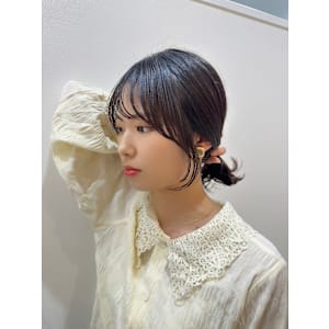 10代/20代/30代/顔まわりカット/小顔/サイドバング