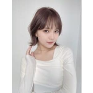 シアーカラー セミディ 似合わせカット くびレイヤー カール