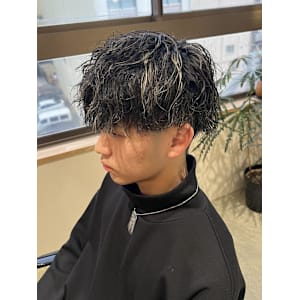 Eiji_ツイストスパイラルパーマ+ハイライト