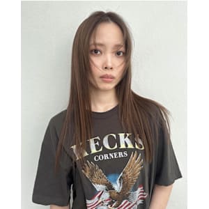 くすみベージュカラー