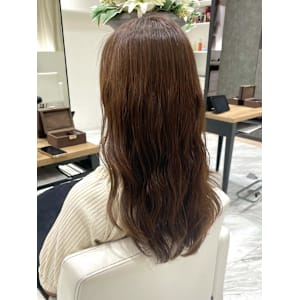 ゆるふわコテ巻き風パーマ