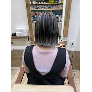 姫カットカールセミディシアーカラー