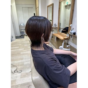 姫カットカールセミディシアーカラー