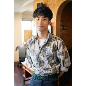 マッシュ×パーマ