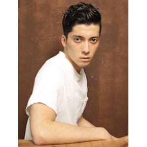 外国人風ツーブロックパーマ