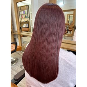 艶髪ハイライトカラー髪質改善トリートメントくびれミディ渋谷