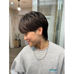 韓国ダウンパーママッシュメンズカットアッシュブラック渋谷