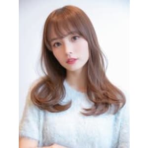 大人可愛い韓国風ロングレイヤーツヤ感美髪ウェーブ