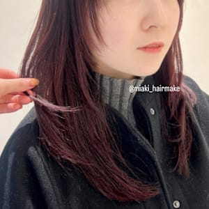 ＊ワインレッド×レイヤー