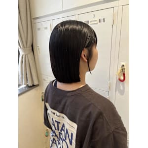 姫カットカールセミディシアーカラー