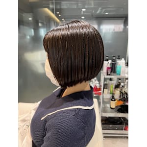 姫カットカールセミディシアーカラー