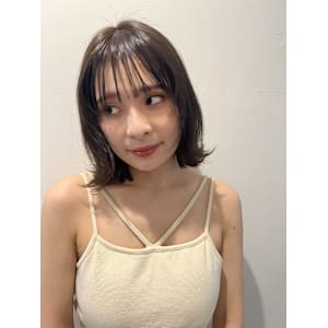 姫カットカールセミディシアーカラー