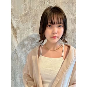 姫カットカールセミディシアーカラー