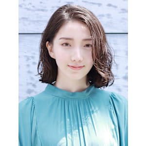 大人ミディアムパーマ