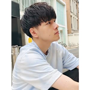 束感マッシュ/無造作/韓国風マッシュ／刈り上げ