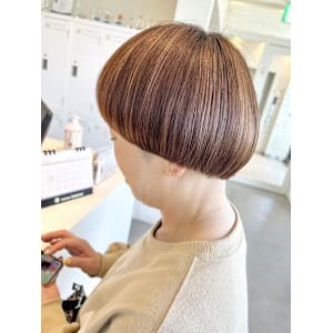 マッシュボブ/まとまりボブ/20代/30代/40代