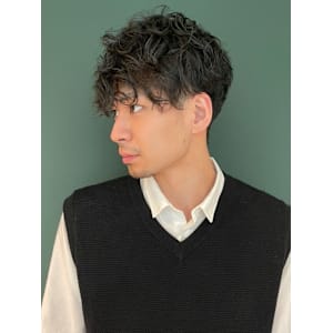 マッシュベリーショート/カルマパーマ