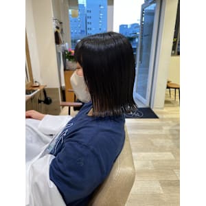 姫カットカールセミディシアーカラー