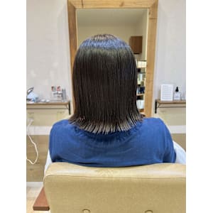 姫カットカールセミディシアーカラー