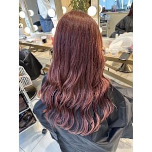 [aina]レッドブラウン/ハイトーン