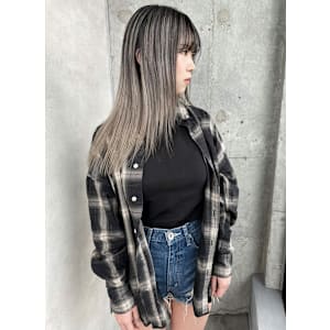 ★プラチナシルバー系エアタッチバレイヤージュ★