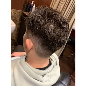 パーマ　五反田　理容室　床屋