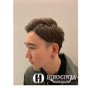 2ブロックショート　理容室　床屋　五反田