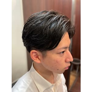 2ブロックショートスタイル　理容室　床屋　五反田