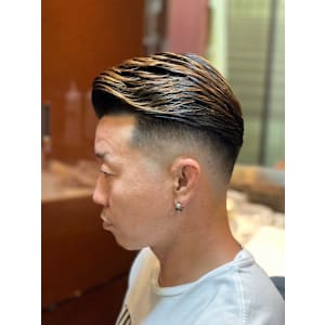 2ブロックショートスタイル　理容室　床屋　五反田