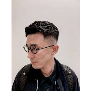 サイドバック+スキンフェード