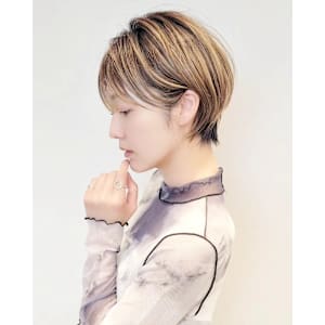 ショートヘア/ひし形ショート/20代30代40代