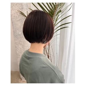 白髪染め×ショート