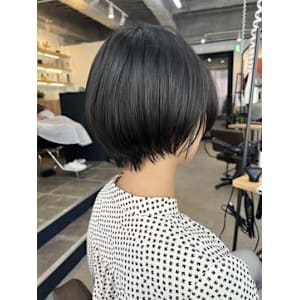 【天神 今泉 大名】 ショートボブ　ダークアッシュ