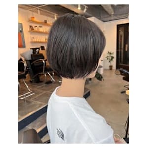 【天神 今泉 大名】 ボブ　ナチュラルアッシュ