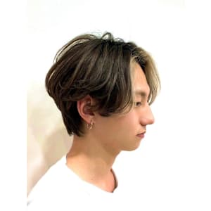 メンズ/センターパート/ショート