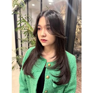 10代/20代/30代/レイヤー/ミディアム/韓国風