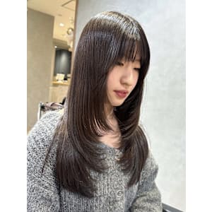 20代/30代/40代/レイヤー/小顔/顔周りレイヤー