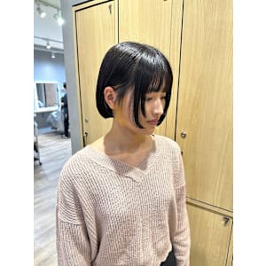 10代/20代/30代/ボブ/顔周りウルフ/インナーカラー