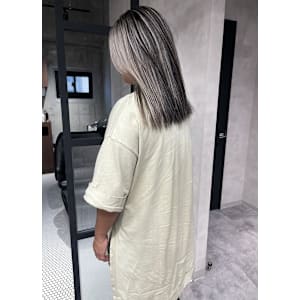 ★太めに入れたフェイスフレーミングハイライト★