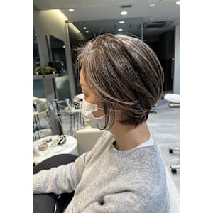 姫カットカールセミディシアーカラー