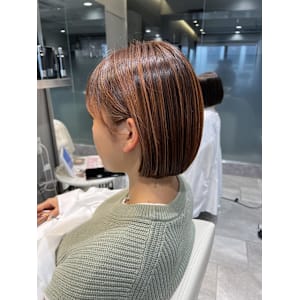 姫カットカールセミディシアーカラー