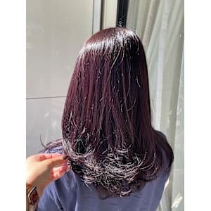 ロングレイヤー×カシスレッド