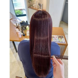 大人女性に人気　艶髪カシスピンク☆小林