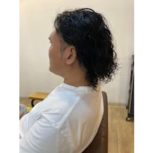 お客様髪質改善データ1143(メンズスパイラル)