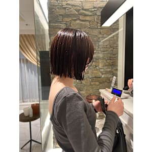 あごラインボブ