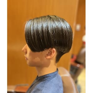 銀座　理容室　個室理容室　メンズカット　ボブスタイル