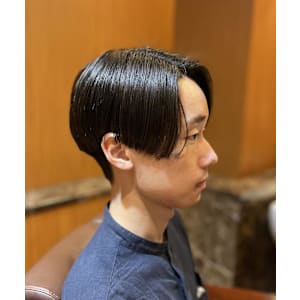 銀座　個室　理容室　ボブスタイル