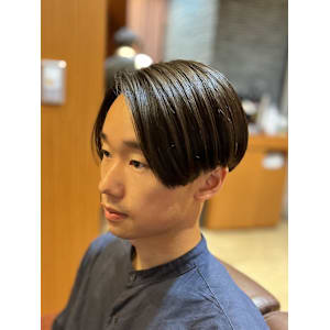 銀座　理容室　メンズカット　ボブスタイル